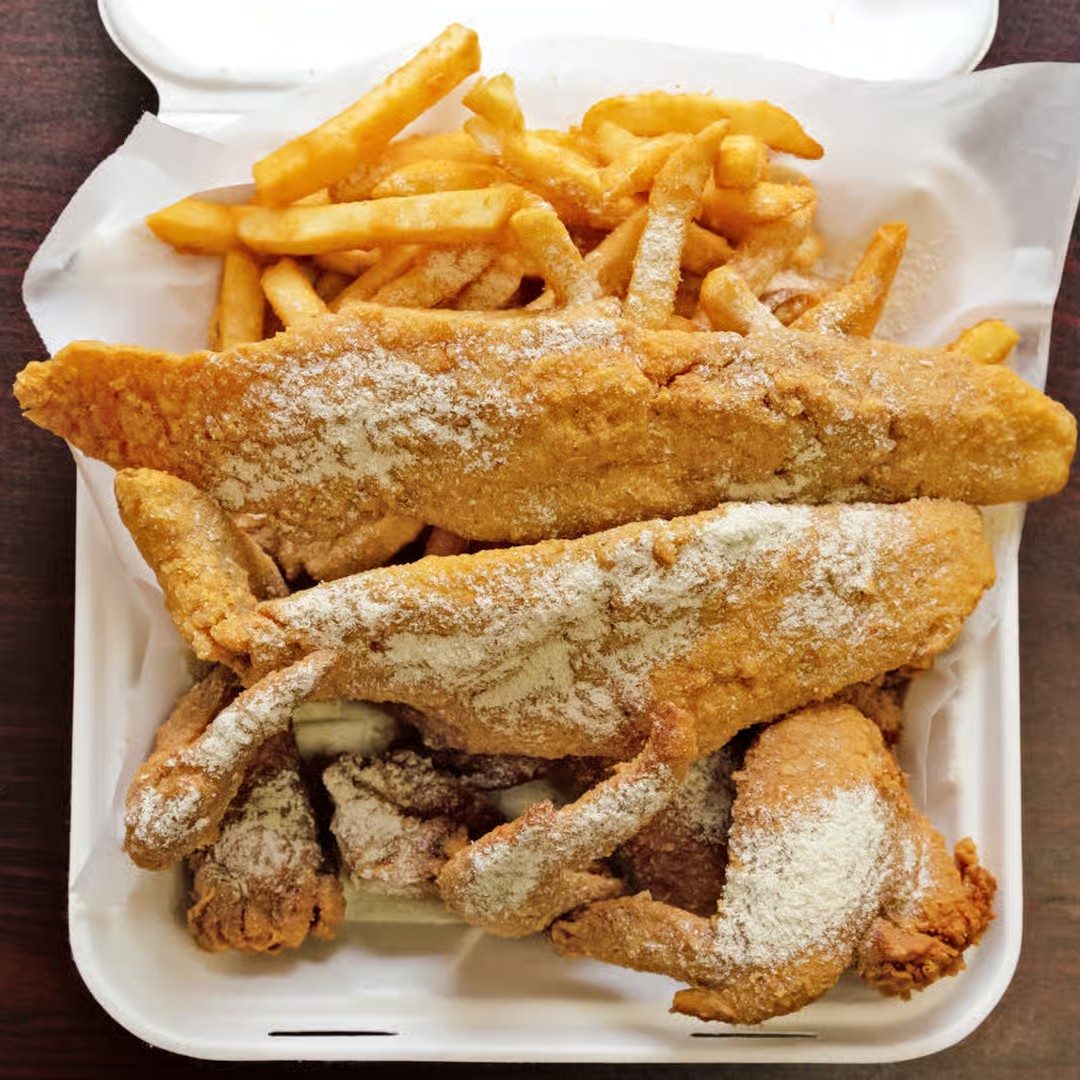 Fish and Chicken Combo.